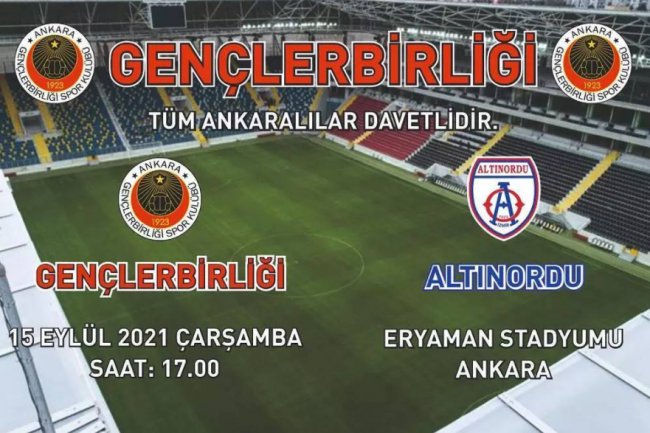 Genclerbirligi-Altinordu Match [Event Invitation] 