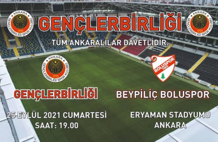 Genclerbirligi-Beypiliç Boluspor Match [Event Invitation] 