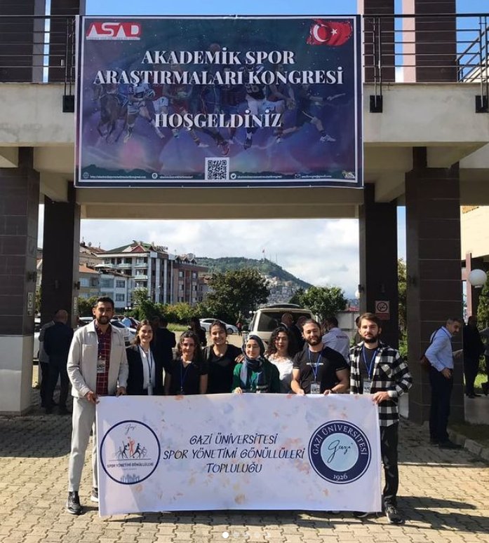 5. Uluslararası Akademik Spor Araştırmaları Kongresi'ne topluluk olarak katıldık