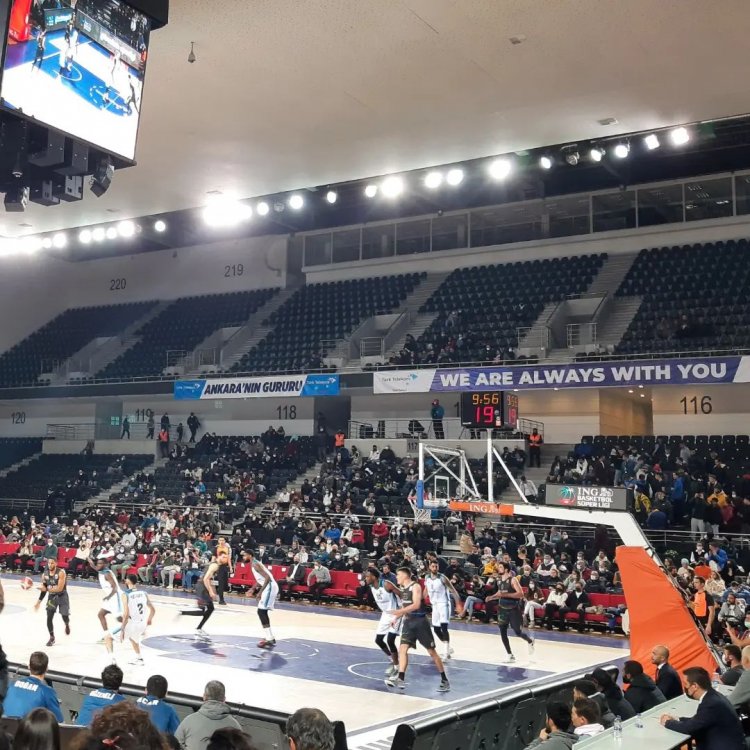 Türk Telekom Basketbol - Aliağa Petkimspor müsabakasındaydık