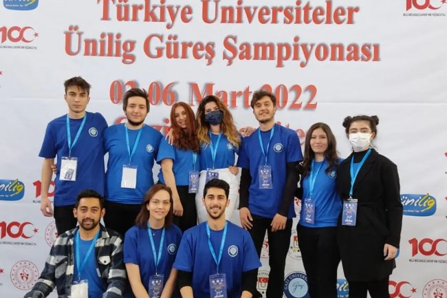 Türkiye Üniversiteler Ünilig Güreş Şampiyonası organizasyonunda yer aldık