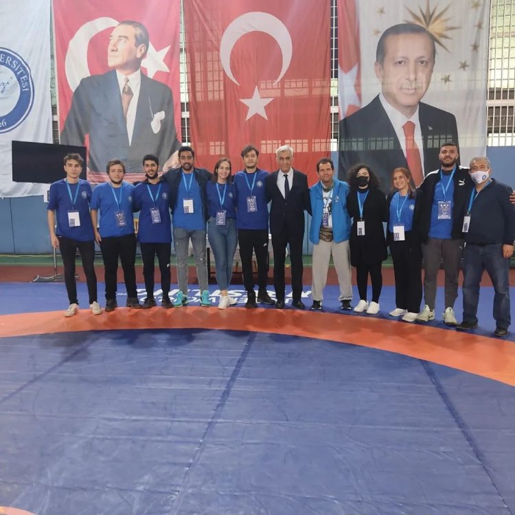 Türkiye Üniversiteler Ünilig Güreş Şampiyonası organizasyonunda yer aldık