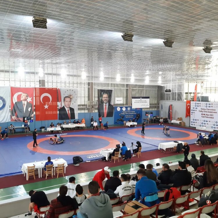 Türkiye Üniversiteler Ünilig Güreş Şampiyonası organizasyonunda yer aldık