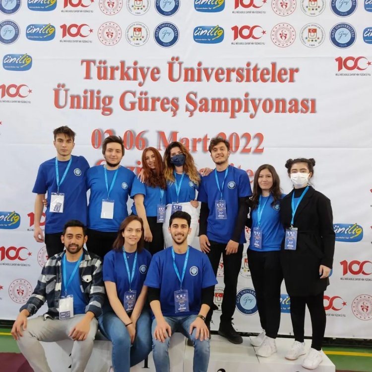 Türkiye Üniversiteler Ünilig Güreş Şampiyonası organizasyonunda yer aldık