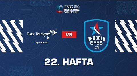 Türk Telekom - Anadolu Efes mücadelesindeydik