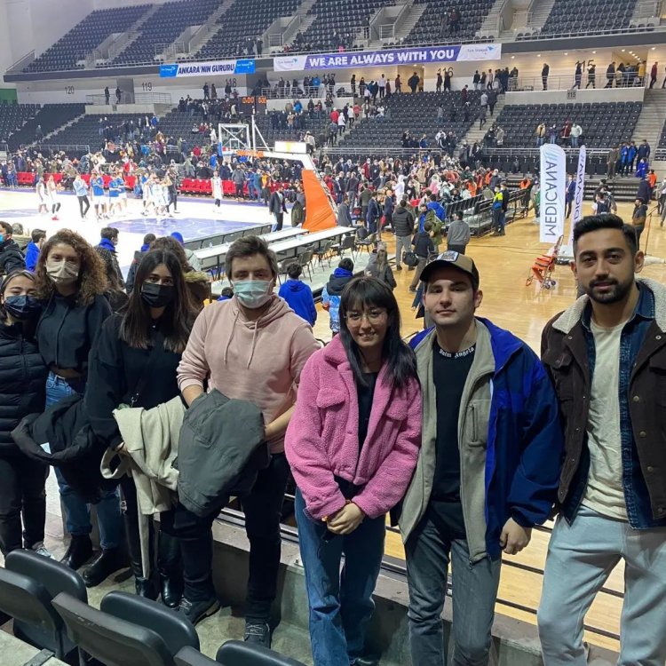 Türk Telekom Basketbol - Aliağa Petkimspor müsabakasındaydık