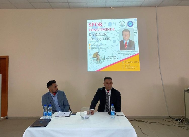 GSB Spor Hizmetleri Genel Müdürlüğü Spor Federasyonları Daire Başkanı Sn. Fatih Uysal ile Kariyer Söyleşileri